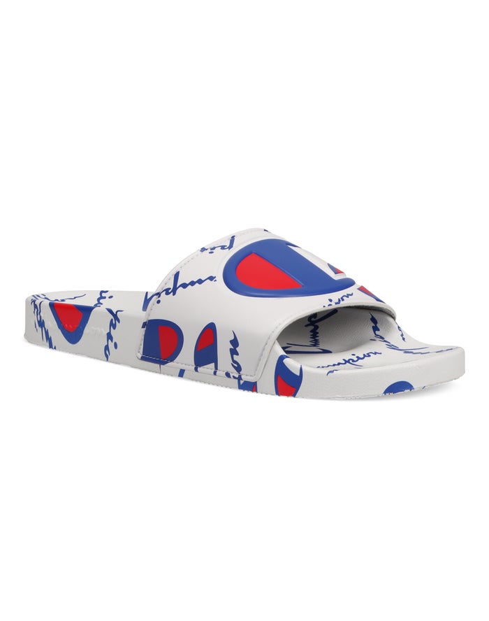 Chanclas Champion Hombre - Ipo ( Blancas/Azules ) 2468359-YU